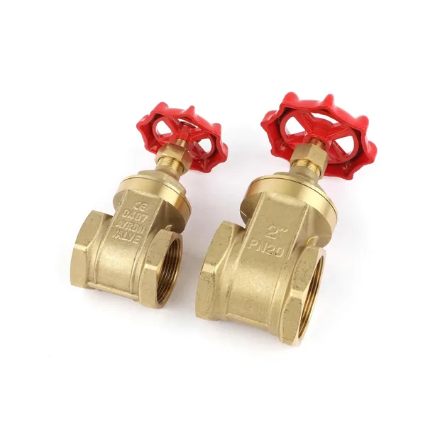 Brass Gate Valve - 2900 (Heavy type, big bore, PN20) - Ayron Brand